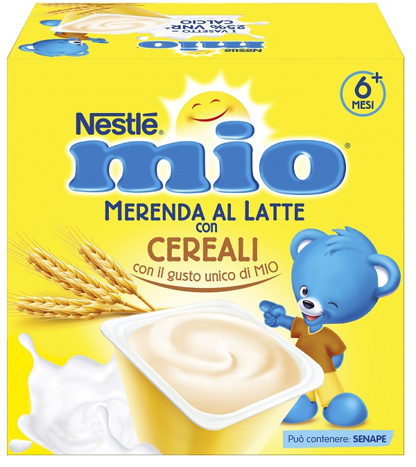 MIO MERENDA AL LATTE CEREALI 4 PEZZI DA 100 G - Farma Nice