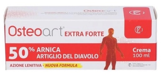 OSTEOART EXTRA FORTE 50% ARNICA E ARTIGLIO DEL DIAVOLO CREMA 100 ML AZIONE LENITIVA NUOVA FORMULA - Farma Nice