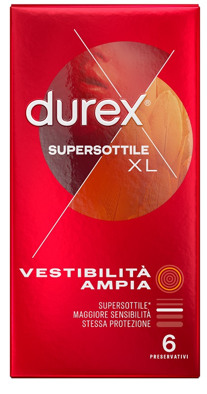 PROFILATTICO DUREX SUPERSOTTILE XL 6 PEZZI - Farma Nice