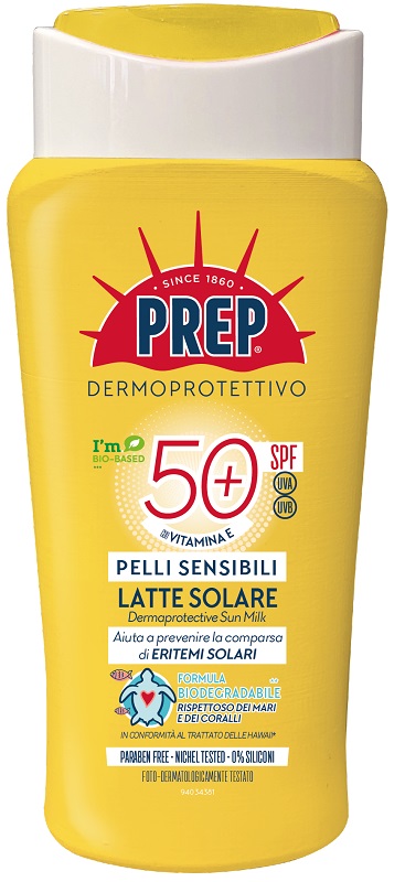PREP LATTE SOLARE PELLI SENSIBILI SPF50+ ECO 200 ML - Farma Nice
