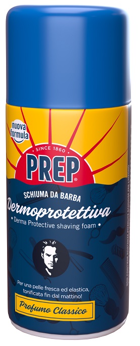 PREP SCHIUMA BARBA DERMOPROTETTIVA PROFUMO CLASSICO 300 ML - Farma Nice