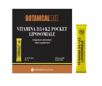 VITAMINA D3+K2 LIPOSOMIALE POCKET 20 STICK - Farma Nice