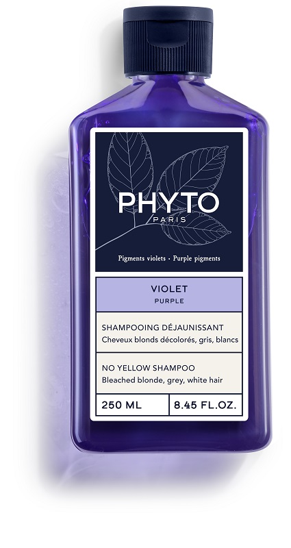 PHYTO PARIS VIOLET SHAMPOO ANTI GIALLO PER CAPELLI BIONDI DECOLORATI GRIGI BIANCHI 250 ML - Farma Nice