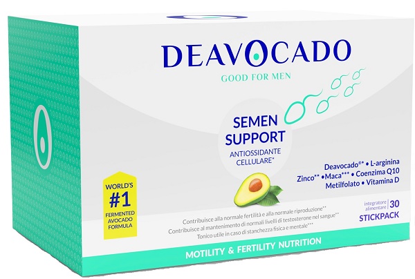 DEAVOCADO SEMEN SUPPORT UOMO 30 STICKPACK - Farma Nice