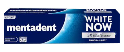 MENTADENT DENTIFRICIO WHITE NOW ORIGINAL 75 ML - Farma Nice