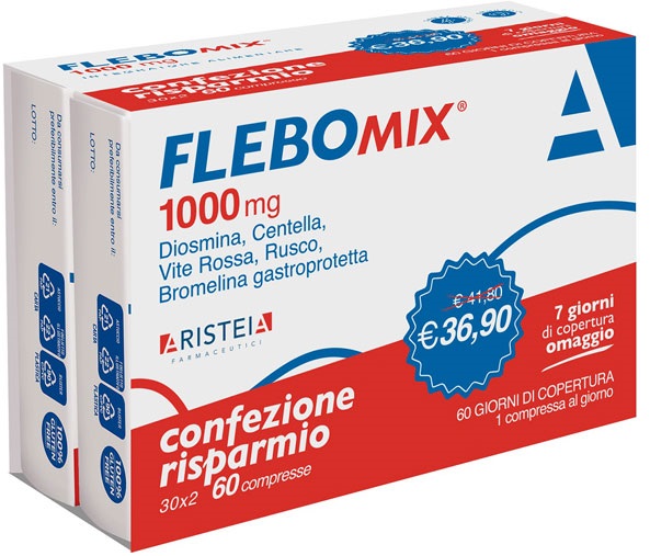 FLEBOMIX 1000 MG 60 COMPRESSE BI-PACK - Farma Nice