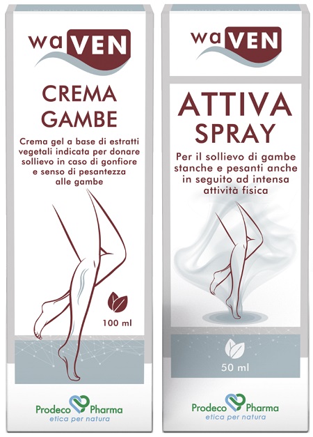 WAVEN CREMA GAMBE 100 ML + ATTIVA SPRAY 50 ML - Farma Nice