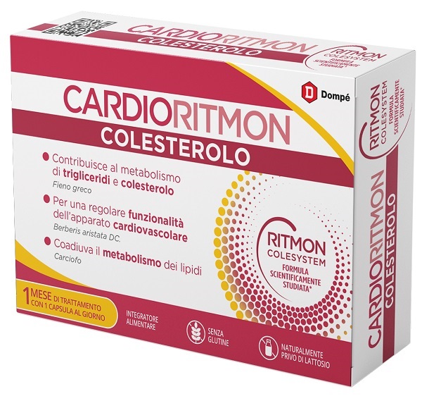 CARDIORITMON COLESTEROLO 30 CAPSULE - Farma Nice