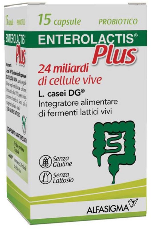 ENTEROLACTIS PLUS 15 CAPSULE - Farma Nice