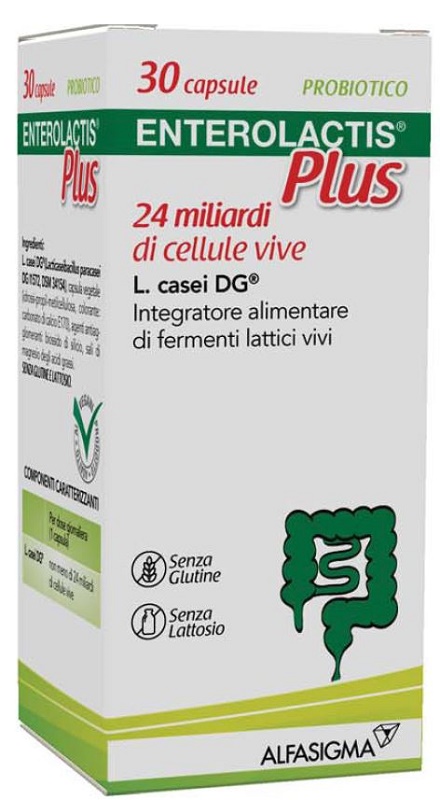 ENTEROLACTIS PLUS 30 CAPSULE - Farma Nice