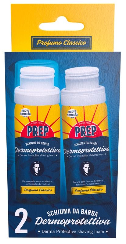 PREP SCHIUMA BARBA CLASSICA 2 PEZZI DA 50 ML - Farma Nice