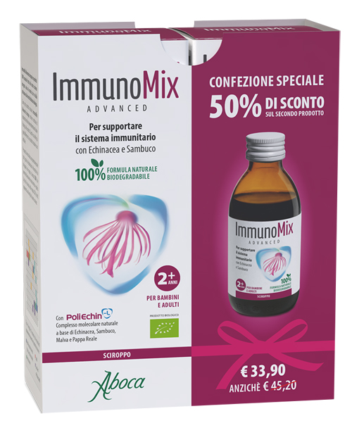 IMMUNOMIX ADVANCED SCIROPPO CONFEZIONE SPECIALE 2 PEZZI - Farma Nice