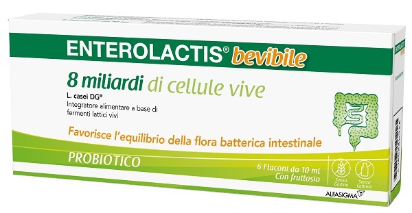 ENTEROLACTIS BEVIBILE 6 FLACONCINI X 10 ML - Farma Nice