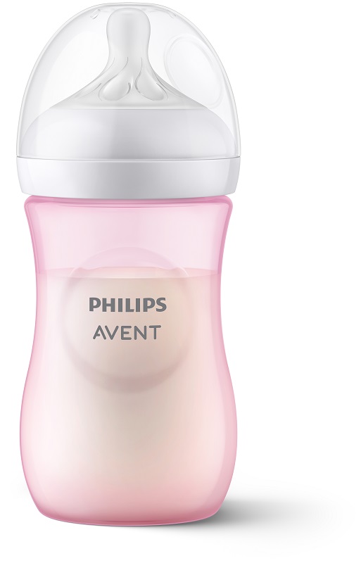AVENT BIBERON NATURAL RESPONSE DA 260ML ROSA TETTARELLA FLUSSO 3 - Farma Nice