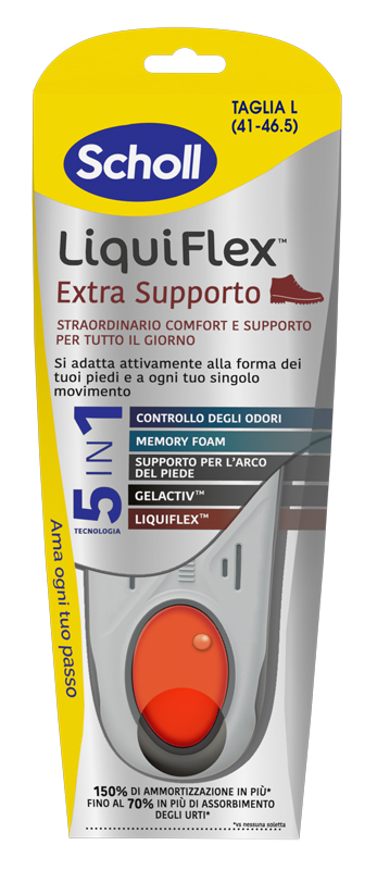 SCHOLL LIQUIFLEX EXTRA SUPPORT TAGLIA LARGE - Farma Nice