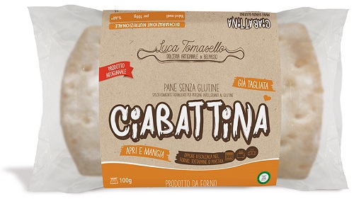 CIABATTINA PANE SENZA GLUTINE 100 G - Farma Nice