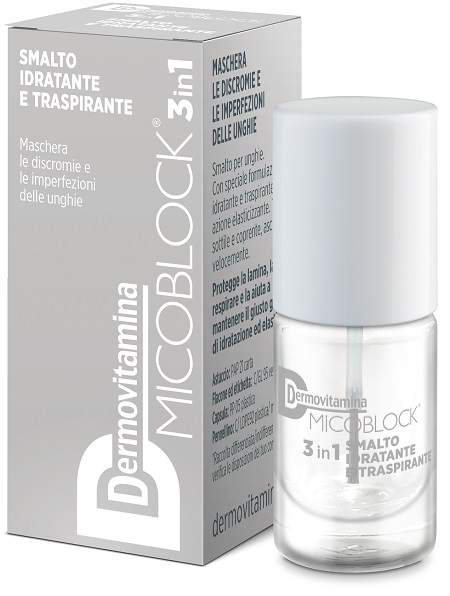 DERMOVITAMINA MICOBLOCK SMALTO BASE&TOP COAT 19 TRASPARENTE 5 ML - Farma Nice