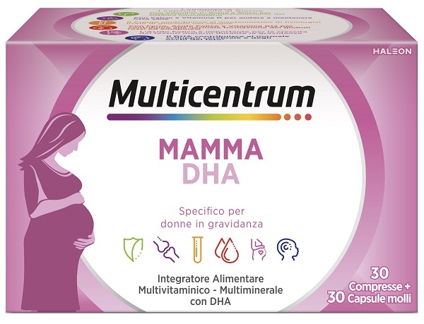 MULTICENTRUM MAMMA DHA 30 COMPRESSE + 30 CAPSULE - Farma Nice