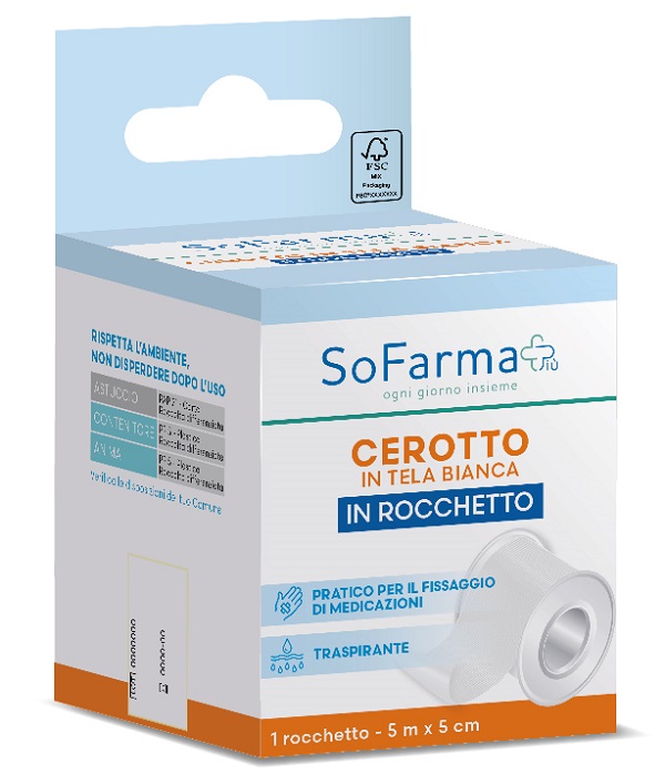 ROCCHETTO TELA M 5X5 CM SOFARMAPIU' - Farma Nice