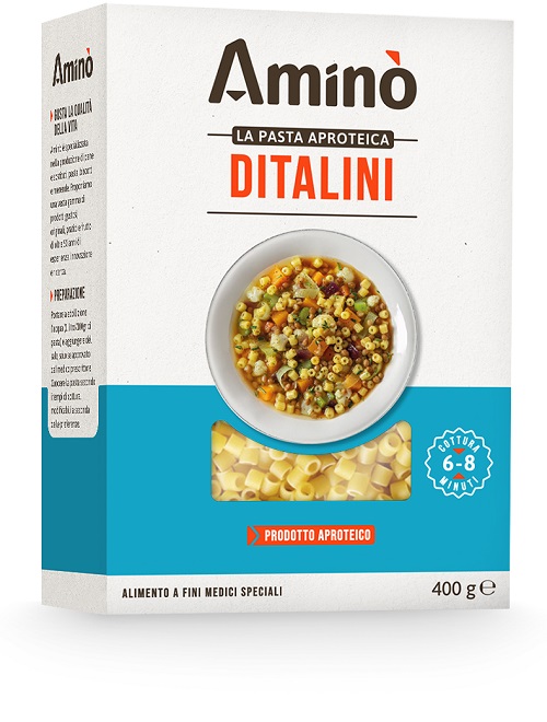 AMINO' LA PASTA APROTEICA DITALINI 400 G - Farma Nice