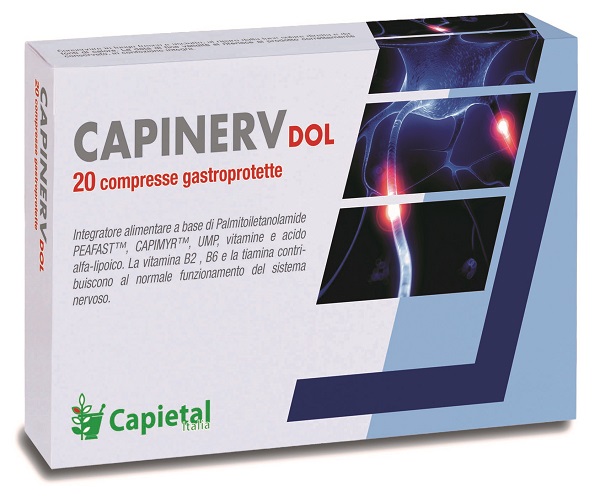 CAPINERV DOL 20 COMPRESSE GASTROPROTETTE - Farma Nice