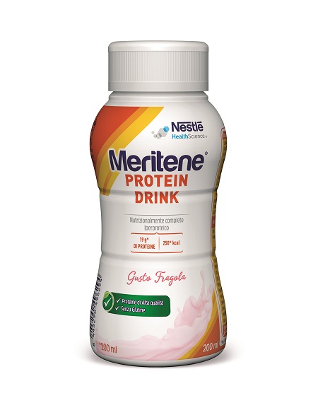 MERITENE PROTEIN DRINK FRAGOLA 200 ML - Farma Nice