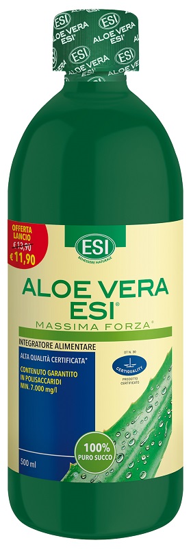 ESI ALOE VERA SUCCO MASSIMA FORZA 500 ML OFFERTA - Farma Nice