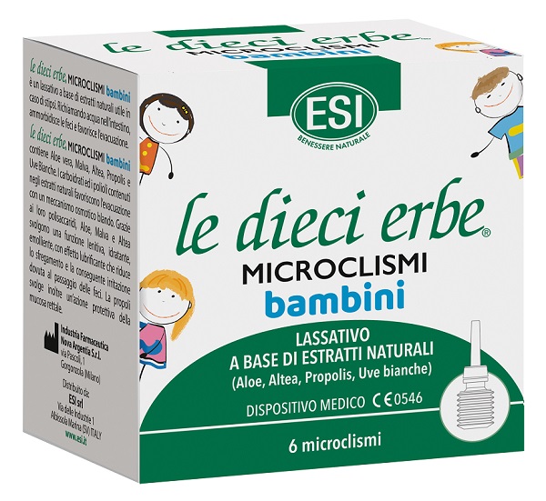 ESI LE DIECI ERBE 6 MICROCLISMI BAMBINI - Farma Nice