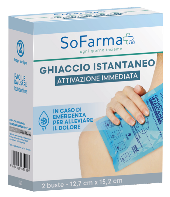 GHIACCIO ISTANTANEO 2 PEZZI SOFARMAPIU' - Farma Nice