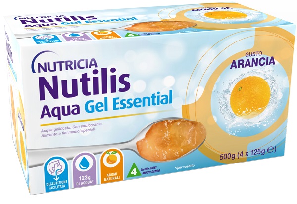 NUTILIS AQUA GEL ARANCIA 4 PEZZI DA 125 G - Farma Nice