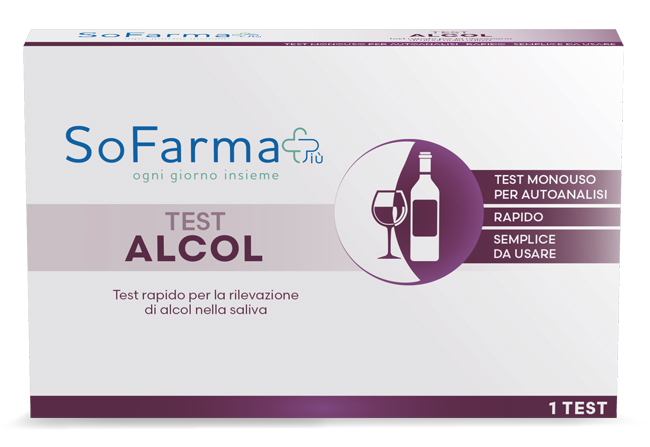 TEST AUTODIAGNOSTICO RAPIDO ALCOL SOFARMAPIU' - Farma Nice
