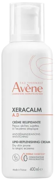 EAU THERMALE AVENE XERACALM AD CREMA LIPORESTITUTIVA 400 ML NUOVA FORMULAZIONE - Farma Nice