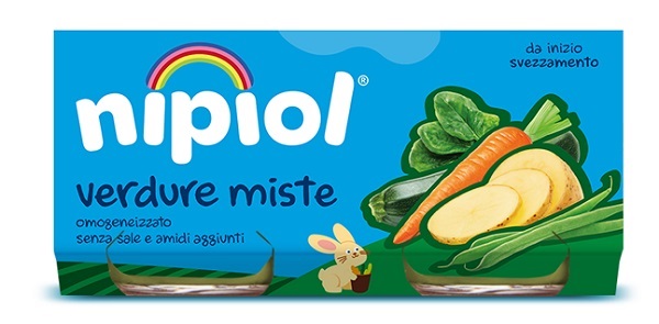 NIPIOL OMOGENEIZZATO VERDURE MISTE 2 PEZZI DA 80 G - Farma Nice