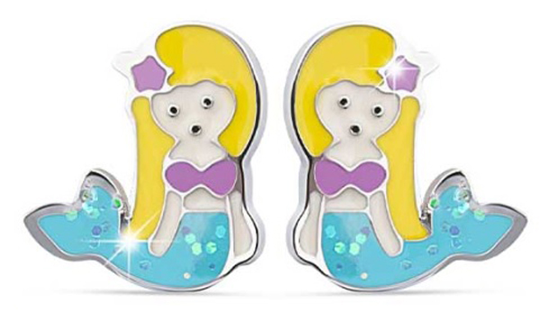 ORECCHINI DEFINITIVI 408 MEDICAL JEWELS KIDS SIRENETTA - Farma Nice
