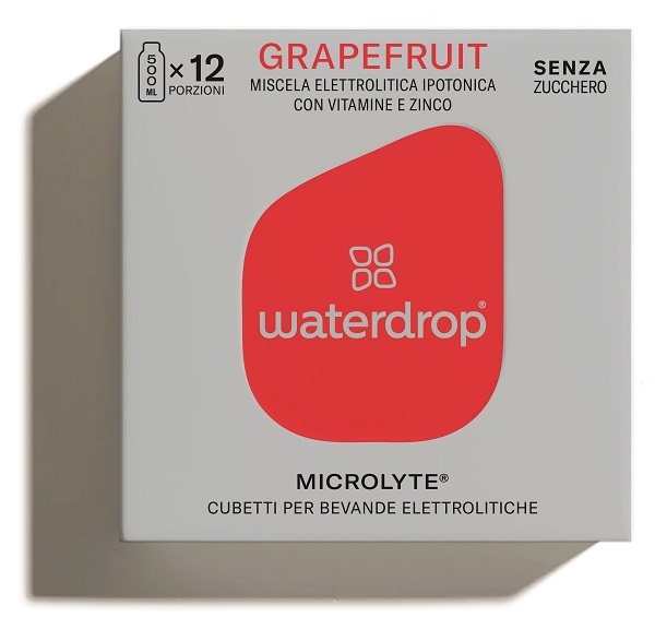 WATERDROP MICROLYTE POMPELMO 12 CUBETTI - Farma Nice