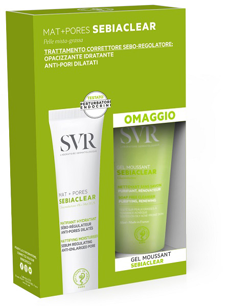 SEBIACLEAR SET MAT + PORES 40 ML + RENO GEL MOUSSANT 55 ML - Farma Nice