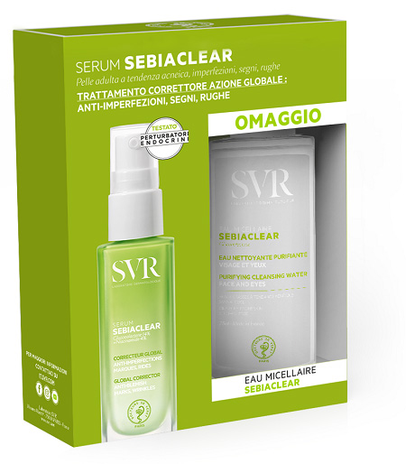 SEBIACLEAR SET SERUM 30 ML + EAU MICELLAIRE 75 ML - Farma Nice