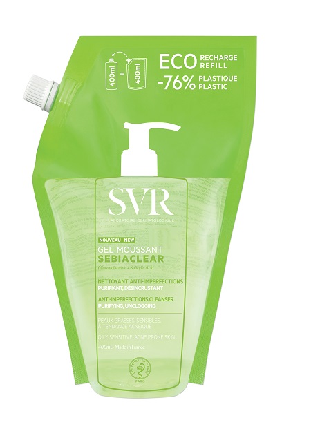 SEBIACLEAR GEL MOUSSANT REFILL 400 ML - Farma Nice