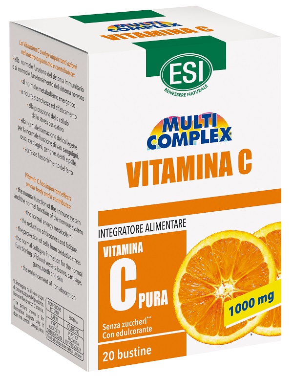 ESI MULTICOMPLEX VITAMINA C 20 BUSTINE DA 2 G - Farma Nice