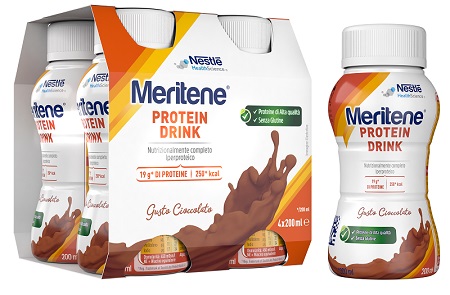 MERITENE DRINK CIOCCOLATO 4 PEZZI DA 200 ML - Farma Nice