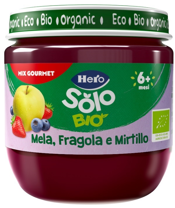 HERO SOLO OMOGENEIZZATO MELA CANNELLA 120 G - Farma Nice