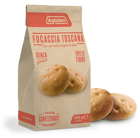 AGLUTEN FOCACCIA TOSCANA 100 G - Farma Nice