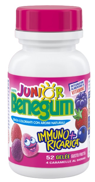 BENEGUM J IMMUNO + RICARICA FRUTTI ROSSI 156 G - Farma Nice