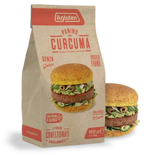 AGLUTEN PANINO CURCUMA 160 G - Farma Nice