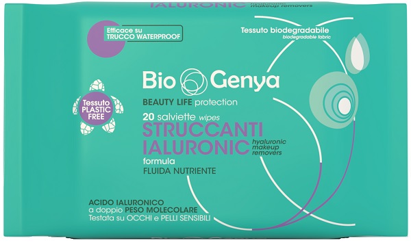 BIOGENYA STRUCCANTE SALVIETTINA IALURONICO 20 PEZZI - Farma Nice