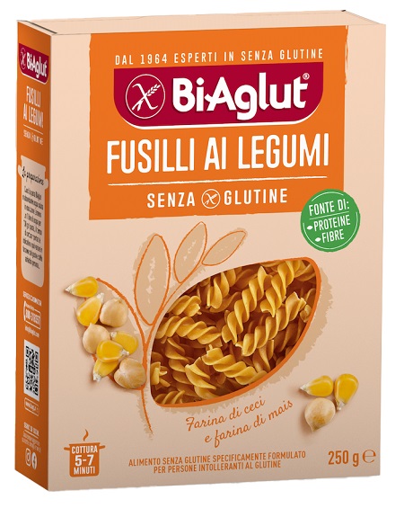 BIAGLUT FUSILLI AI LEGUMI 250 G - Farma Nice