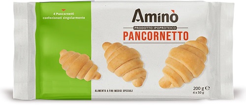 AMINO' PANCORNETTO IPOPROTEICO 4 PEZZI X 50 G - Farma Nice