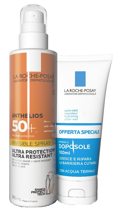 ANTHELIOS SPRAY SHAKA 200 ML + POSTHELIOS 100 ML - Farma Nice