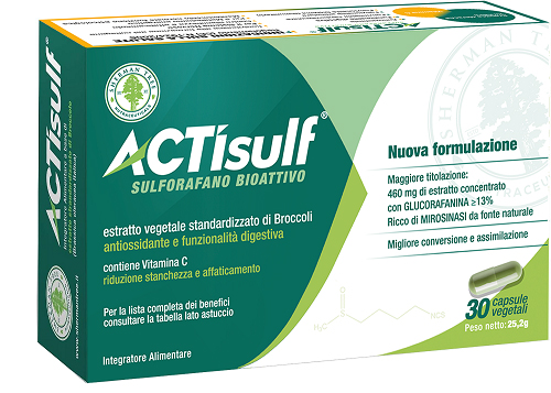 ACTISULF SULFORAFANO 30 CAPSULE VEGETALI - Farma Nice