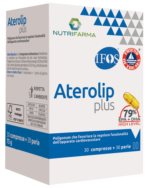 ATEROLIP PLUS 79% 30 COMPRESSE + 30 PERLE - Farma Nice